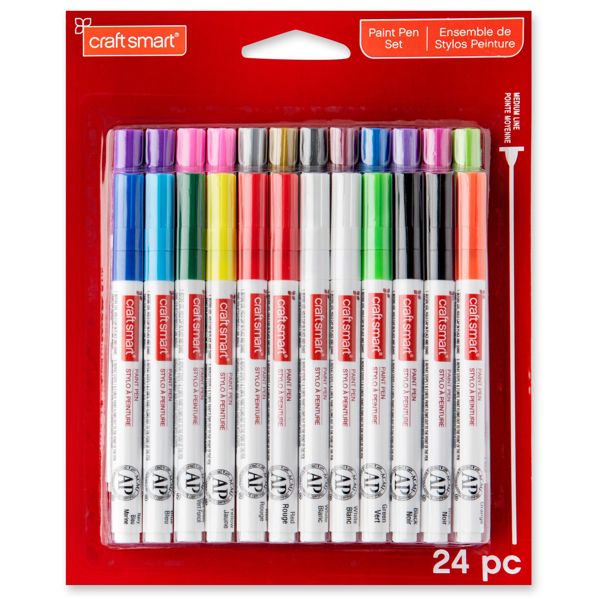 Medium Line Paint Pen Set by Craft Smart®